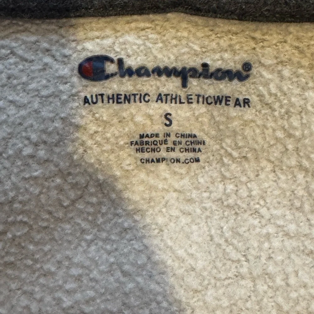 Champion Sweater Boys Small Gray Full Zip Up Hoodie Sweatshirt Youth/Kids *